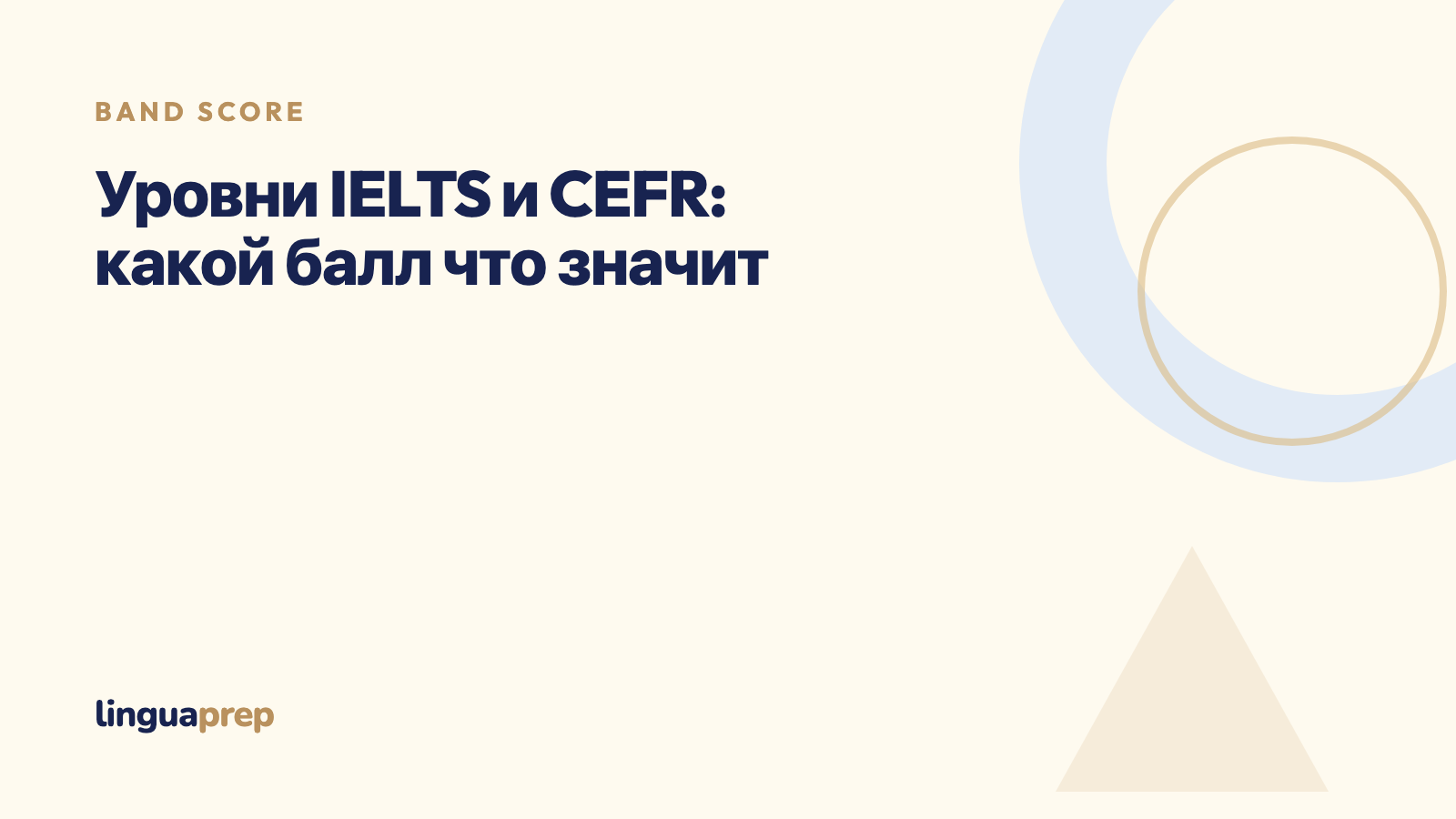 Уровни IELTS и CEFR: какой балл что значит